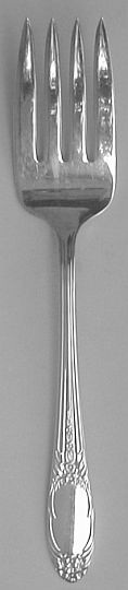 NSCO-FOUR Silverplated Cold Meat Fork