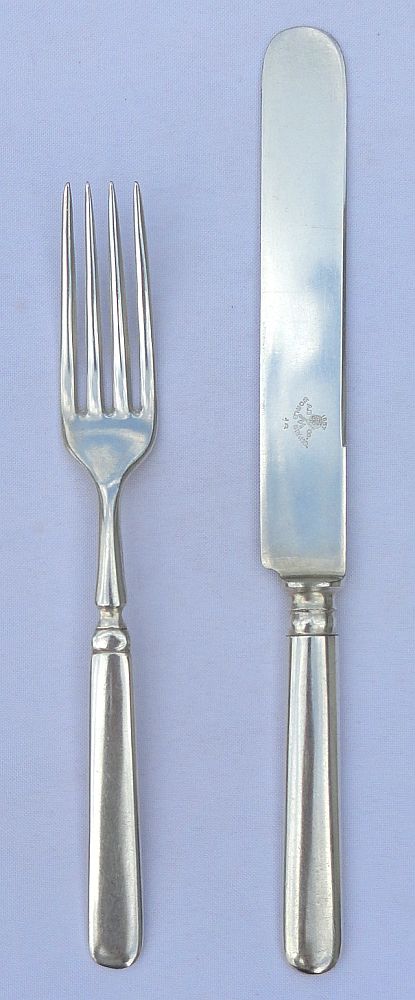 American Silver Co. 1857 World Brand Knives and Forks Set