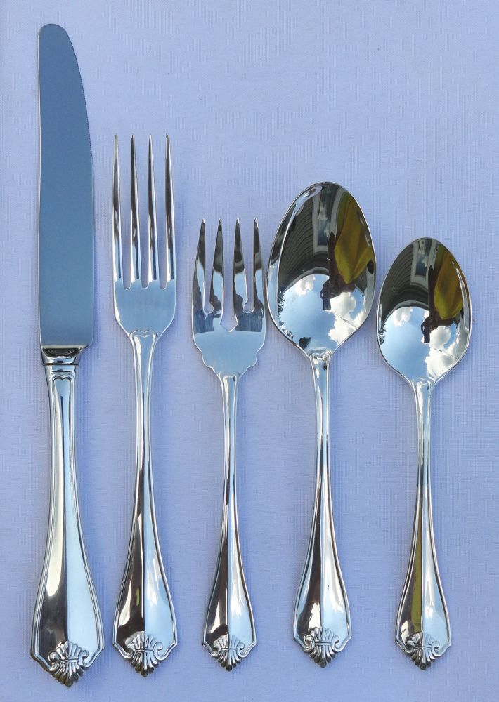 Oneida king james silverplate on sale flatware