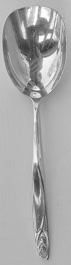 Anniversary Rose Silverplated  Casserole Spoon