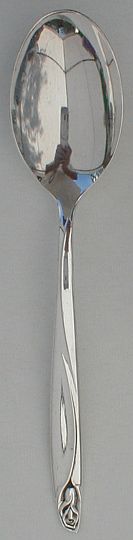 Anniversary Rose Silverplated Oval Soup Spoon
