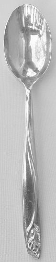 Anniversary Rose Silverplated Table Serving Spoon