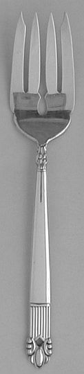 Astrid Silverplated Cold Meat Fork Nr 1