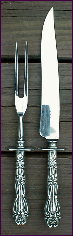Baroque Carving Knife and Fork Set