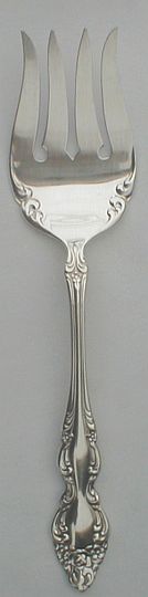 Baroque Rose Silverplated Cold Meat Fork