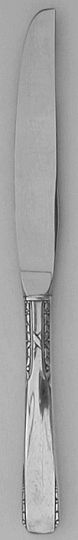 Brookwood aka Banbury 1950 Silverplated Modern Hollow Handle Dinner Knife