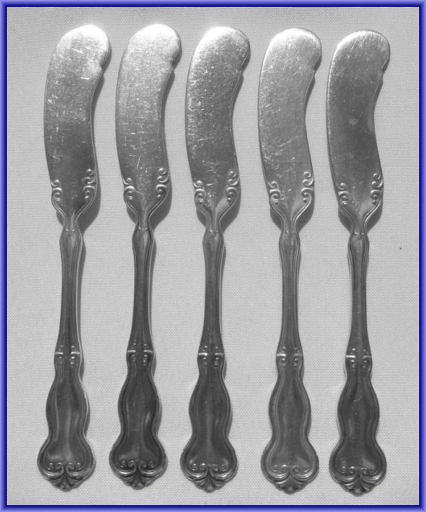 Colonial 1908  Butter Knife Individual Flat Handle Group