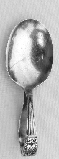 Coronation Silverplated Baby Spoon