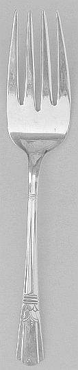 Court 1939 Silverplated Cold Meat Fork