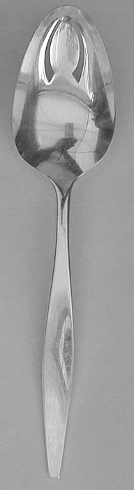 Denmark Silverplated Pierced Table Serving Spoon