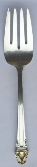 Emperor Golden Crown 1969 Silverplated Cold Meat Fork