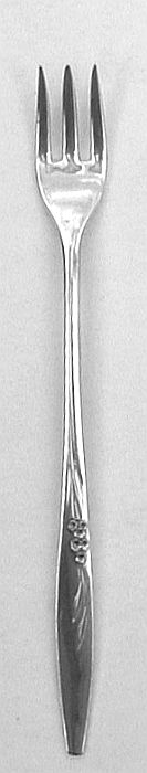 Enchantment aka Gentle Rose Silverplated Cocktail Seafood Fork