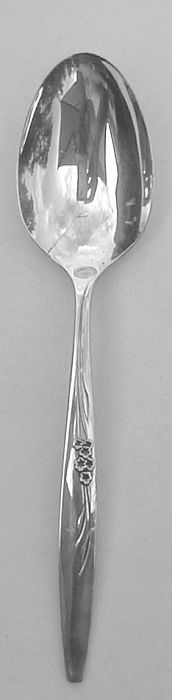 Enchantment aka Gentle Rose Silverplated Oval Soup Spoon