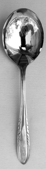 Flame Silverplated Gumbo Soup Spoon