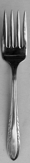 Flame Silverplated Salad Fork