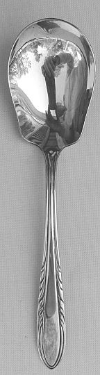 Flame Silverplated Sugar Shell Spoon