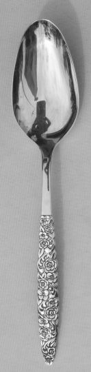 Floral Bouquet aka Silver Bouquet 1960 Silver Plate Oval Soup Spoon