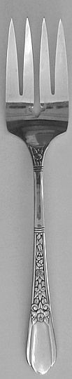 Floral II Silverplated Cold Meat Fork