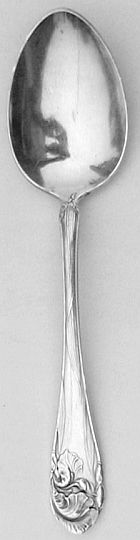 Flower De Luce aka Fleur De Luce 1904 Silverplated Table Serving Spoon