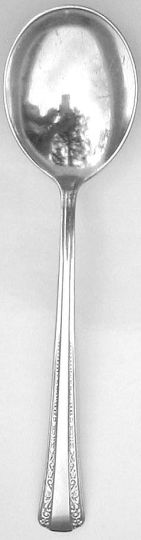 Gracious Silverplated Gumbo Soup Spoon