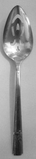 Grenoble Silverplated Pierced Table Serving Spoon
