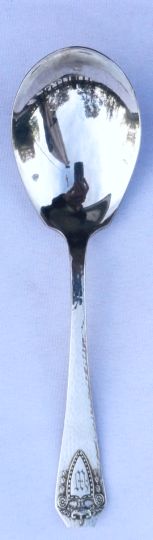 Heraldic Sugar Spoon M W