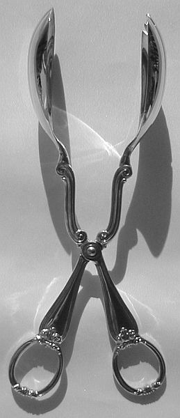 Heritage by Gorham Silverplated 1-Piece Salad Tongs