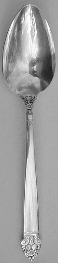 King Cedric Silverplated Table Serving Spoon, Oval