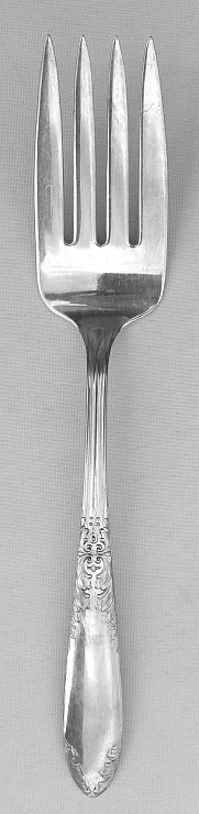 King Edward Silverplated Master Cold Meat Fork