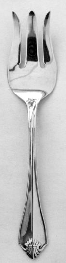 King James 1985-2012 Silverplated Cold Meat Fork