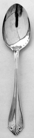King James 1985-2012 Silverplated Table Serving Spoon