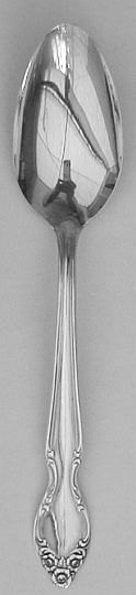 Lady Densmore  aka Woodland Rose aka Basque Rose 1955 Silverplated Oval Soup Spoon