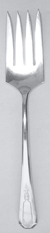 La France Silverplated Cold Meat Fork