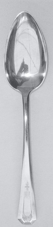 Rogers LA FRANCE 2 Serving Spoons//Tablespoons Silverplate  Mono C 1920 LaFrance