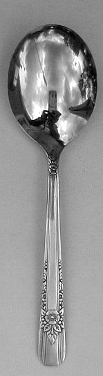 La Rose Silverplated Cream Soup Spoon