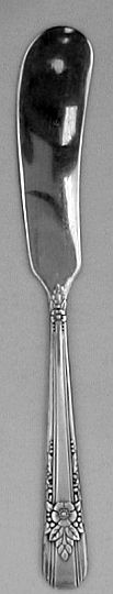 La Rose Silverplated Individual Butter Knife