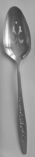 Laurel Mist Table-Serving Spoon Pierced