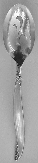 Leilani Silverplated Pierced Table Serving Spoon