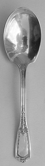 s 8 3/8" Reed & Barton Silverplate LOUIS XVI 1926 Table Serving Spoon