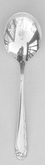 Love Song Silverplated Cream Soup Spoon