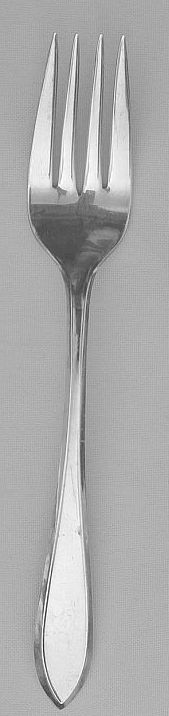Lufberry Americana Silverplated Salad Fork 1
