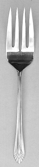 Manhattan Silver Plate Cold Meat Fork
