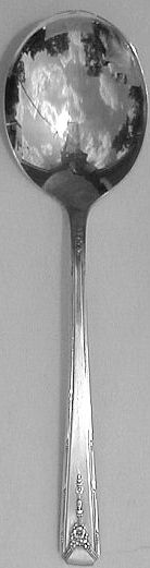 Milady Silverplated Gumbo Soup Spoon