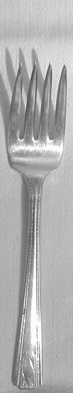 Monarch Plate Two Silverplated Salad Fork