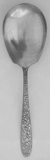Narcissus Silverplated Casserole Spoon