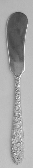 Narcissus Silverplated Individual Butter Knife