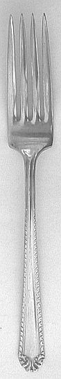 New Gadroon 1935 Silverplated Dinner Fork 1