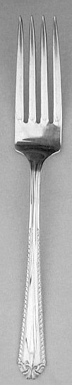 New Gadroon 1935 Silverplated Dinner Fork 2