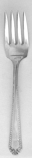 New Gadroon 1935 Silverplated Salad Fork