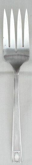 Noblesse Silverplated Medium Cold Meat<br>Serving Fork